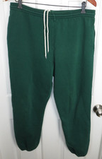 Vintage Russell Athletic Sweatpants Mens Medium Green High Cotton Made in USA