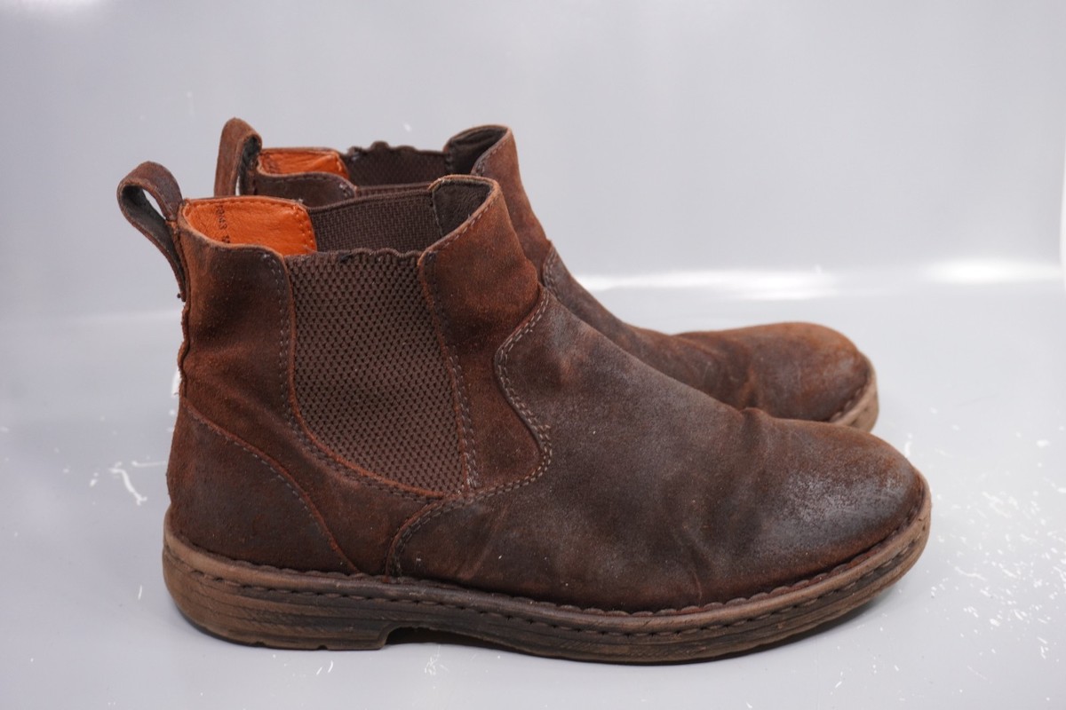 Born Hemlock Chelsea Boots Mens 12 M Distressed Brown Leather Hipster Preppy Born Boots Men main image 4