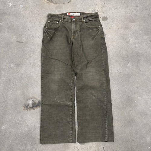 Vintage Mossimo Hose Gr. 30x30 Y2K Weite Baggy Skate Cord Grunge locker braun