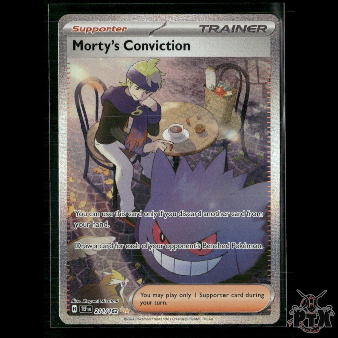 Morty's Conviction 211/162 SV05: Temporal Forces NM Pokemon