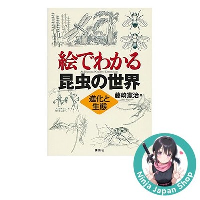Illustrated Guide to Insect World Evolution and Ecology Japanese Book USED