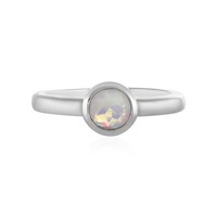 Cavill Silberring Damen 925 Sterling Platin Welo Opal 0,29Ct Rund- Echtschmuck