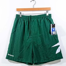 Reebok Big Logo Windbreaker Swim Trunk Shorts Large VTG 90s Blokecore