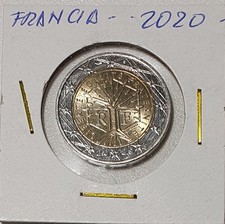 Moneda De Dos Euros De Francia Circulada.Año 2020