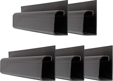 Cable Management Kit - 5-Pack 16-Inch J Channel Wire Organizers for Black