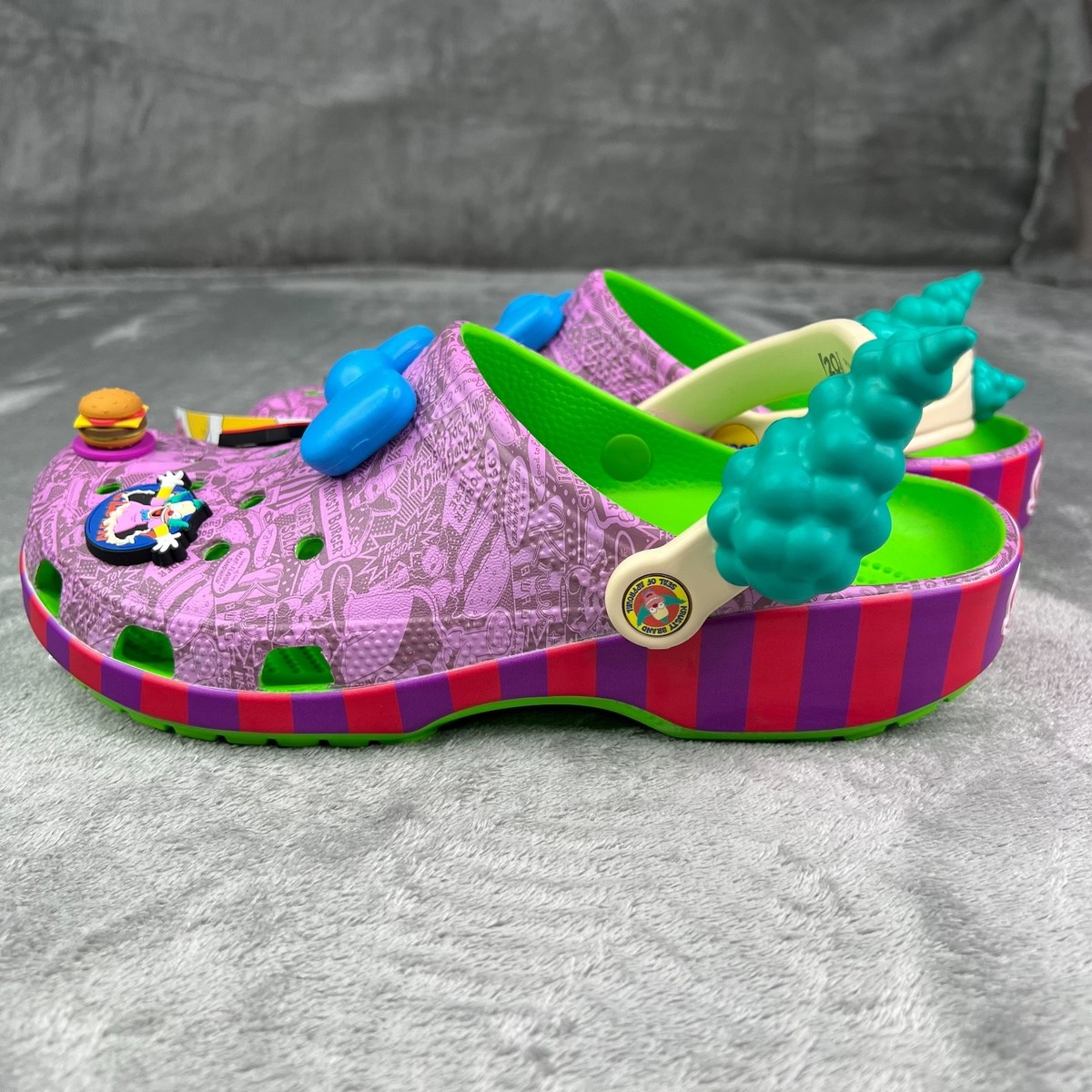Crocs Krusty x The Simpsons Krusty the Clown‎ Unisex Classic Clog Men\'s Size 11 First look at The Simpsons x Crocs Classic Clog “Krusty the  main image 3