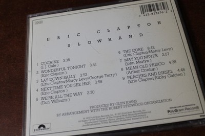 ERIC CLAPTON SLOWHAND CD | eBay