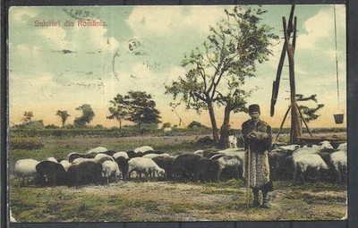 1909  BUCHAREST GREETINGS FROM ROMANIA