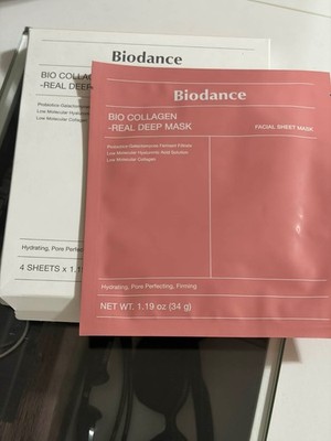 BIODANCE Bio Collagen Hydrating Sheet Mask 34g   4 Pack | K-Beauty Skincare