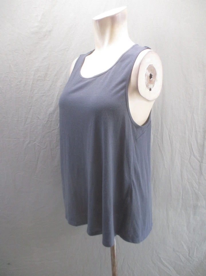 Top deportivo de entrenamiento largo transpirable cuello redondo gris talla L MARIKA 203 para mujer Foto 3 de 4