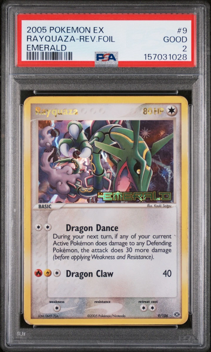 Rayquaza Pokémon TCG EX Emerald Individual Collectible Card Game
