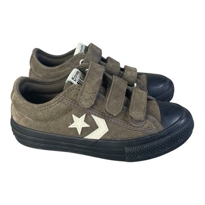 Converse Star Player 76 Suede Brown Easy On Sneakers Toddler Boys Size -11