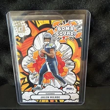 2025 Panini Donruss Bomb Squad RC Jalen Milroe #BS-JME Seattle Seahawks