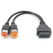 16 Pin To 4 Pin 6 Pin Motorcycle OBD Cable Diagnostic Tool Scanner for Harley