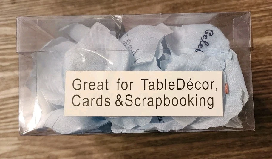 Blue Celebrate I'ts A Boy人造假玫瑰花瓣派对装饰 — 第 3/3 张图片