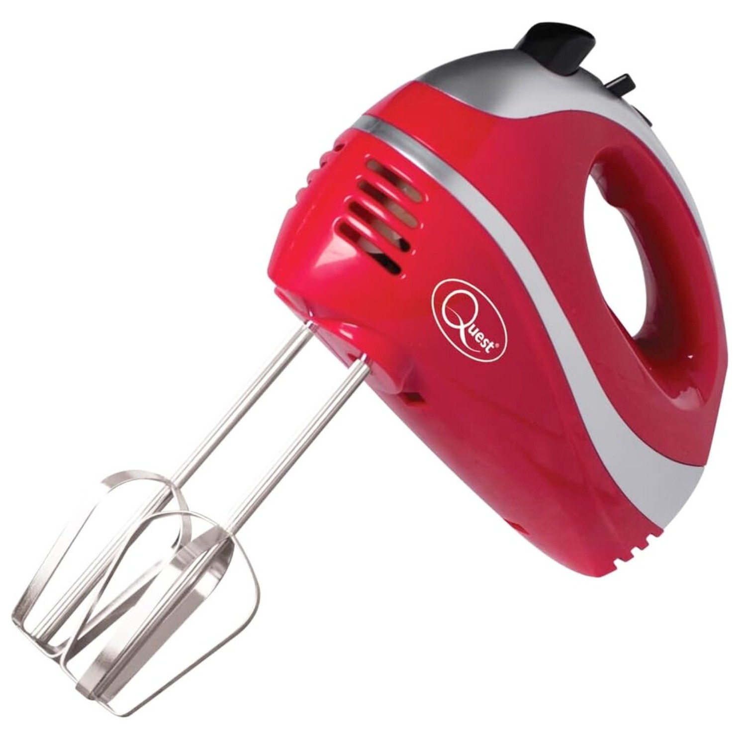 5 Speed Electric Hand Mixer Cake Dough Food Egg Beater Kitchen Whisker 300W Red