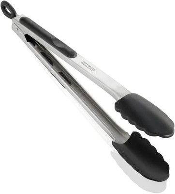 Leifheit Küchen- und Grillzange, 31 cm mit Klick-Verschluss, Kochzange mit