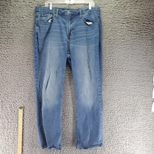 Old Navy Jeans Mens 36x30 Blue Boot Cut Built-In Flex Stretch Denim