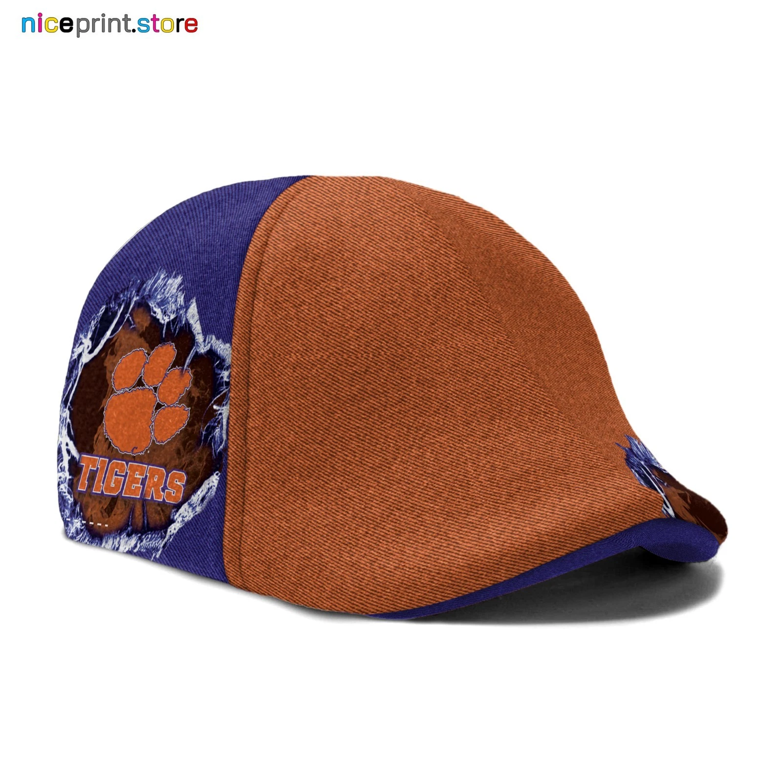 Clemson-Tigers Ivy Cap, Newsboy Cap Gift For Men