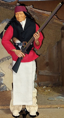 1/6 Native American Indian Warrior 1800s Cowboy Western Action Figure Loose #2