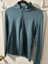 Ps Of Sweden Long Sleeve Base Layer Shirt. Teal Size Medium.
