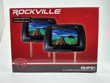 Rockville Headrest RHP91 Universal Plug And Play Entertainment System 9”