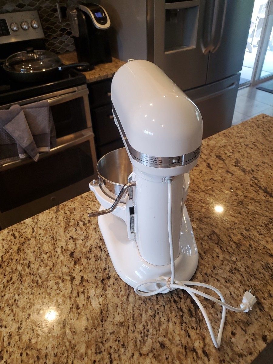 KitchenAid Professional HD KG25H3Xwh White Bowl Lift Stand Mixer