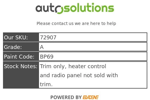 FORD KA MK2 2008-2010 Centre Dash Trim - Image 2 of 4