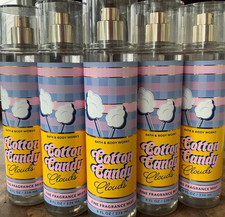 5 FIVE COTTON CANDY CLOUDS 8oz Fine Fragrance MIST Bath and Body Works