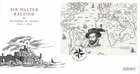 2019 Jersey Sir Walter Raleigh, Govenor of Jersey 1600-1603 Mini Sheet FDC