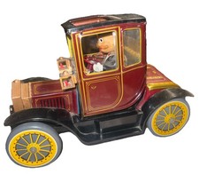 VINTAGE TN NOMURA 1917 FORD MODEL T W/DRIVER BATTERY OPERATED TIN TOY 