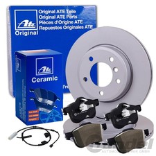 ATE BREMSSCHEIBEN + CERAMIC BELÄGE VORNE passend für BMW X1 E84 NUR sDrive