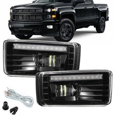 For 2007-2015 Chevy Silverado 1500 2500 Hd Tahoe Bumper Led Drl Fog Lights Lamps For 2007-2015 Chevy Silverado 1500 2500 Hd Tahoe Bumper Led Drl Fog Lights Lamps