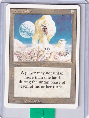 Winter Orb * 3rd Revised MTG - Damaged