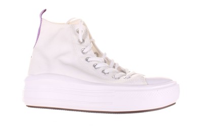 Converse Girls Chuck Taylor High White Skateboarding Shoes Size 6 (7825795)