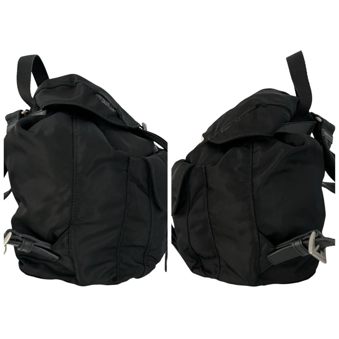 Prada Drawstring Backpack Triangle Logo Mini Back… - image 3