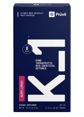 NEW K-1 Pruvit Ketones 10 Packets Charged  Berry Lemon FREE SHIPPING