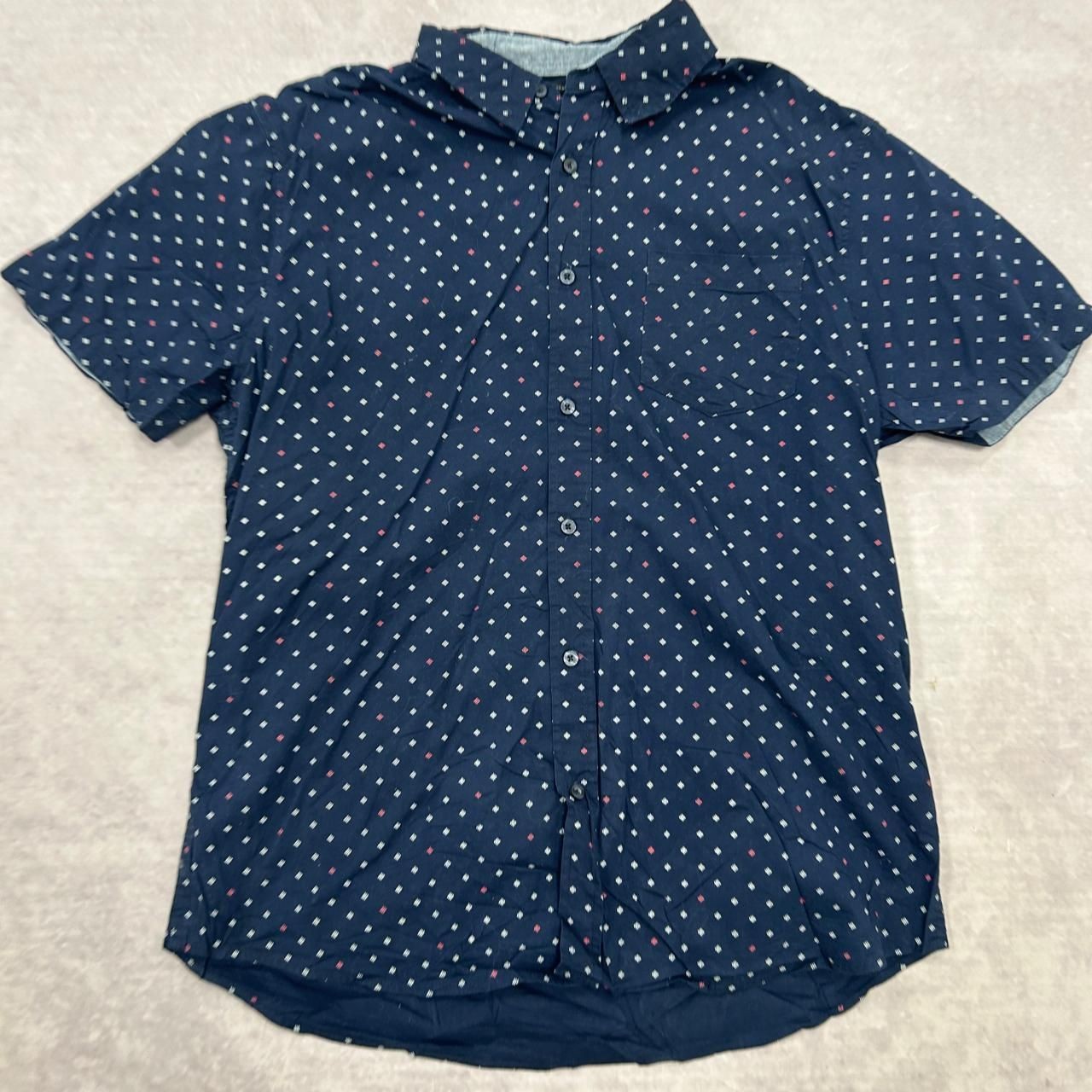 Lee Shirt regular fit patterned short sleeve shirt Men's L thumbnail 2