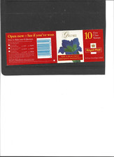 GB QE2 1997 Greetings Book Flowers  10 x 20p SG KX10 Scratchcard Loser UMM