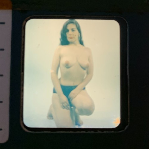 Stereo 3D 1950's Slide Woman Model Rare Old Vintage Realist 12189 S364