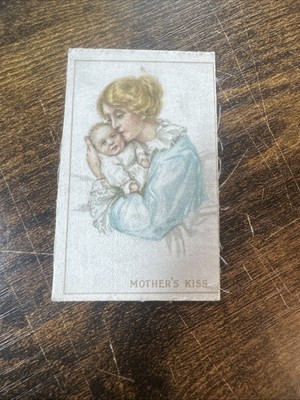 MOTHERS KISS Silk Card SWEET KISS SERIES issued by MY WEEKLY in 1913