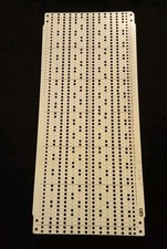 One Handpunched Punchcards For Knitmaster Chunky 155  Knitting Machine