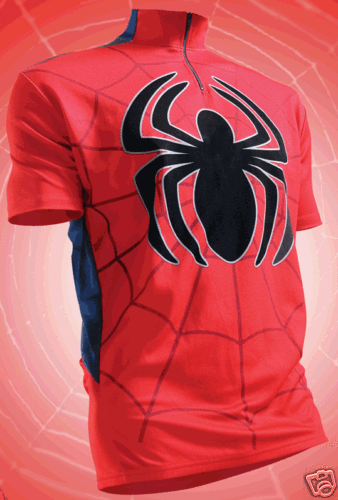 SPIDER-MAN BIKE SHIRT, Marvel Comics Pure Hero Cycling Jersey S, M, L, Spiderman