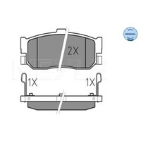 Meyle BremsbeläGe Hinten FüR Nissan Almera II Hatchback Infiniti I30