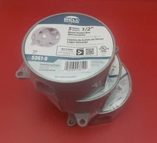 Hubbell-Bell 5361-0 5-1/2-Inch Outlets 4-Inch Round Weatherproof Box (3)pk