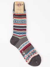 NEW CHUP LATARNIA Ocean Blue Grey KNITTED Socks Made in Japan Size M Medium