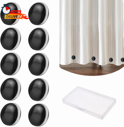 10 Pcs Magnetic Shower Curtain Weights, Update Heavy Covered Curtain Weights, Us