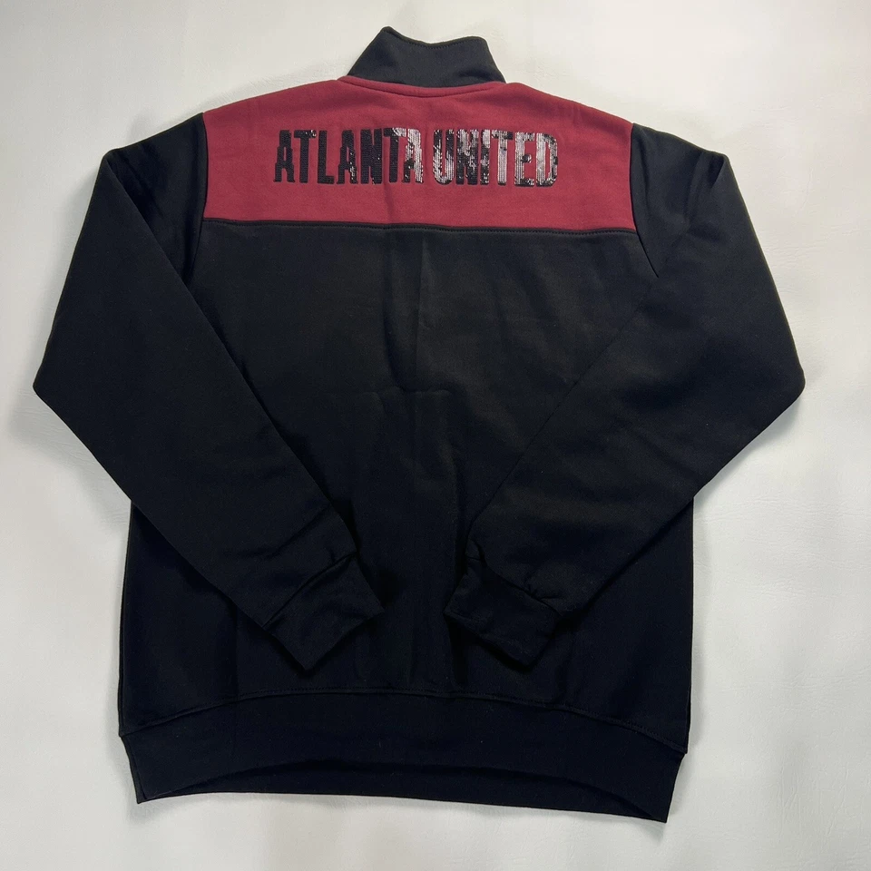 Sudadera pulóver Atlanta United FC Majestic 1X talla grande para mujer 1/4 cremallera nueva con etiquetas Foto 2 de 4
