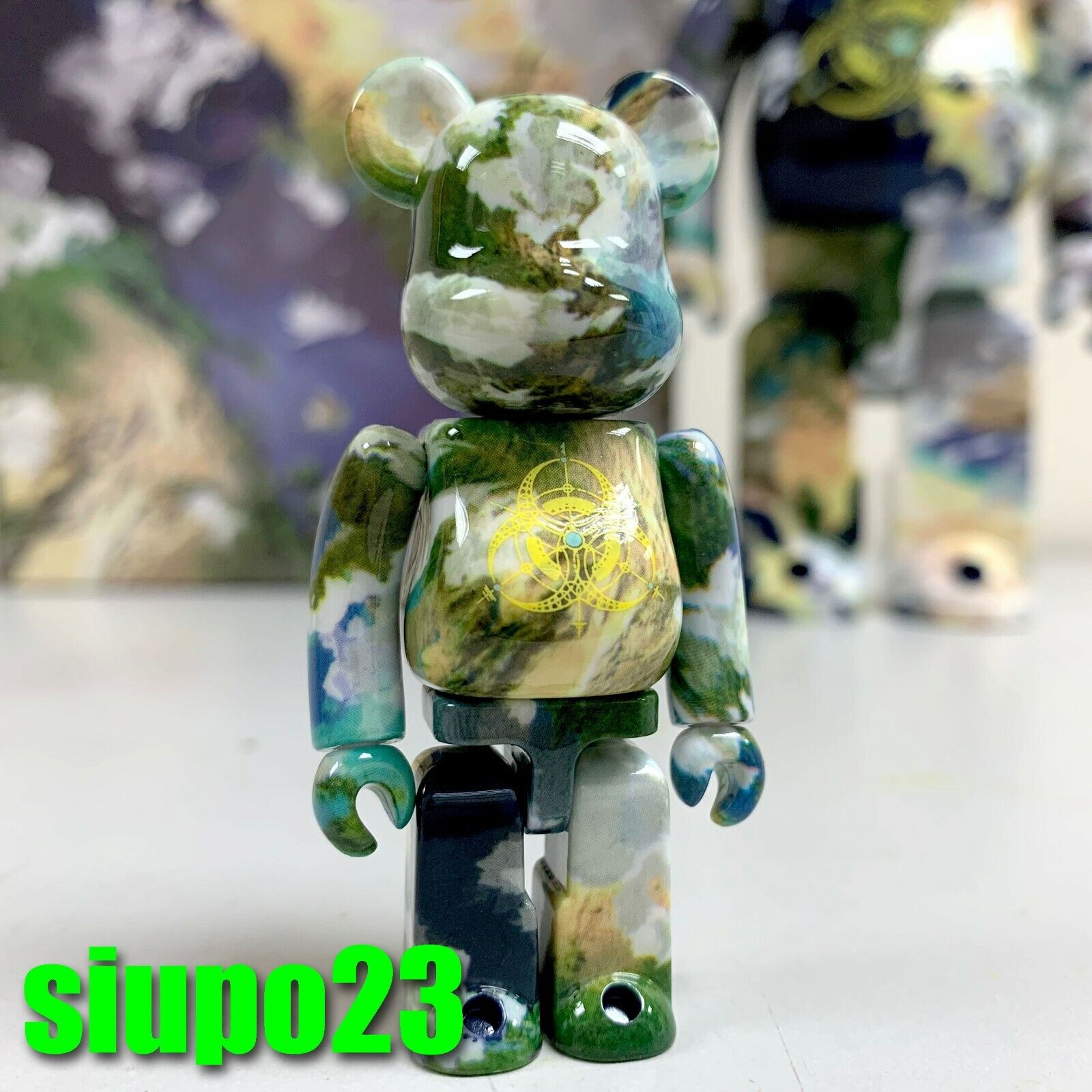 Medicom 400% + 100% Bearbrick ~ Innersect Be@rbrick 2020 Earth