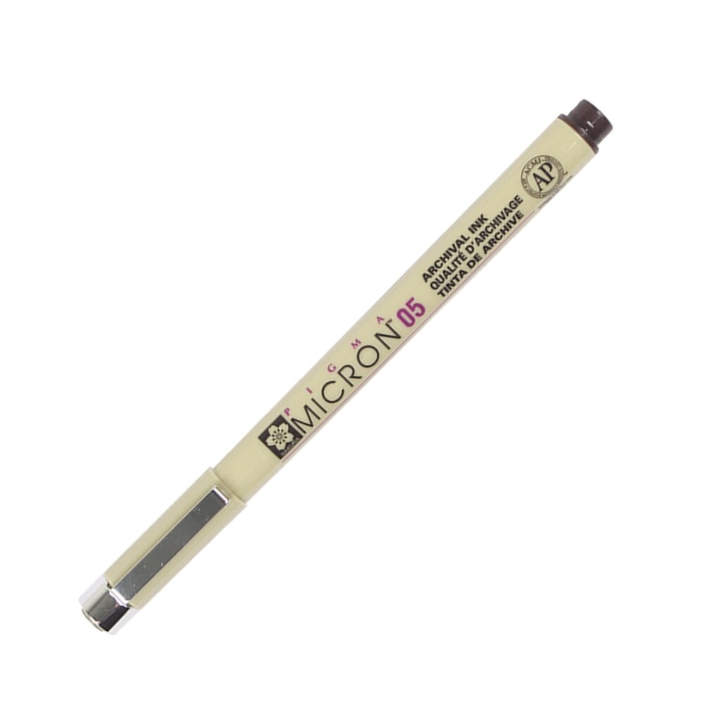 XSDK05-117 Sakura Pigma Micron 05 Marker Pen, 0.45mm Tip, Sepia, Pack of 1